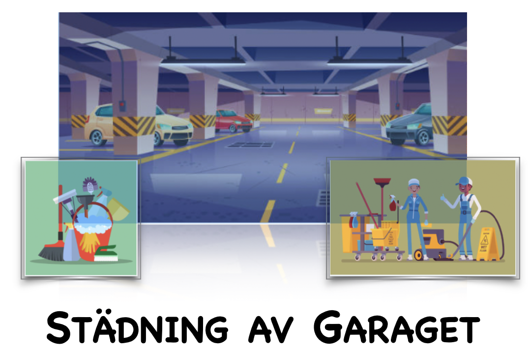 Garaget skall städas